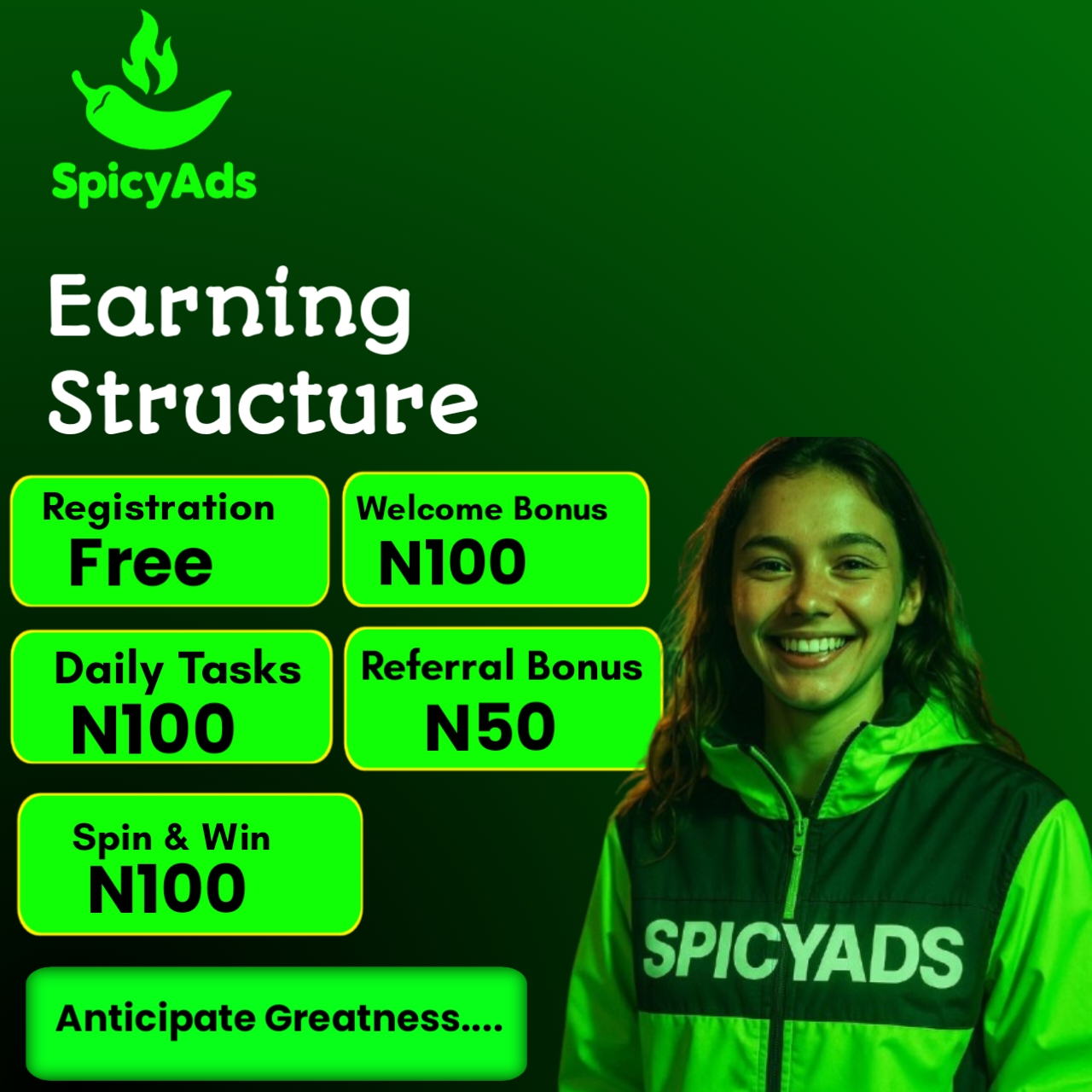 Earning structiure flyer
